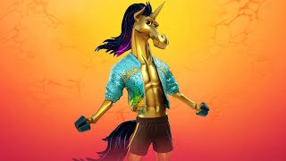 FORTNITE Fabio Sparklemane (golden horse boy skin) - GAMEPLAY