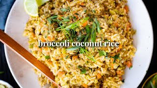 Broccoli Coconut Rice Stir-Fry | This Savory Vegan