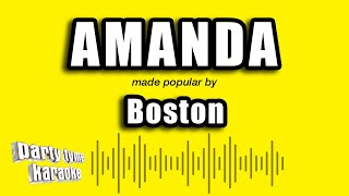Boston - Amanda (Karaoke Version)