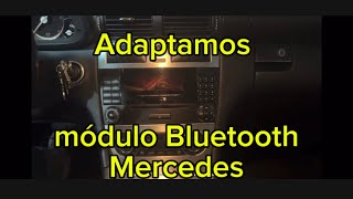 Montaje módulo Bluetooth para Mercedes W 203