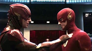 Crisis on Infinite Earths Cameo | DCEU Barry Allen meets Barry Allen Scene