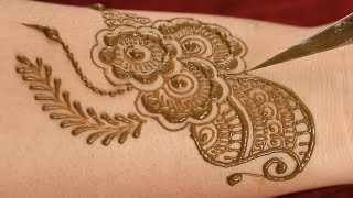 Easy \u0026 Simple Mehndi Design for Beginners - Henna Design #13