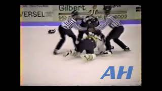 QMJHL Nov. 4, 1994 Kevin Papatie,VDO v Sean Farmer,HUL Val-D'Or Foreurs Hull Olympiques