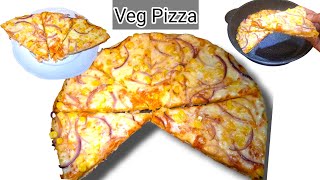 ಓವೆನ್ ಇಲ್ಲದೆ ಮನೆಯಲ್ಲೇ ವೆಜ್ ಪಿಜ್ಜಾ | Tawa Pizza Without Oven | Tawa Pizza Recipe