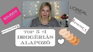 TOP 5 DROGÉRIÁS ALAPOZÓM + 1 | Megfizethető és Jó Alapozók | LillyMeMakeup