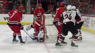 Weirdest goal ever scored in Coyotes-Hurricanes game