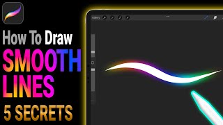 How To Draw Smooth Lines In Procreate - 5 Secrets Tips - Step by Step Tutorial For Beginners