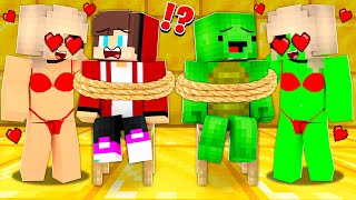 Maizen : JJ and Mikey Kidnapped by Crazy Sisters GIRLS - Minecraft Animation (JJ and Mikey) Mizen