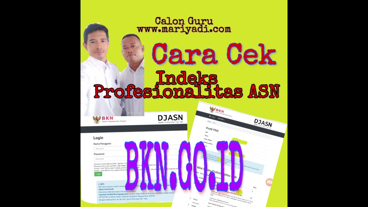 Cara Cek Indeks Profesionalitas ASN - YouTube