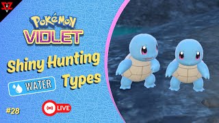 Shiny Hunting Water Types #28 | LIVE | Pokemon Scarlet and Violet | SivZ Gaming #shinyhunting