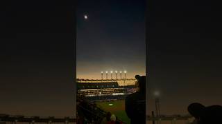 Watching the solar eclipse at a Major League ballpark #mlb #baseball