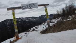 Hirscheckblitz Rodelbahn, Abfahrt am 26.12.2013