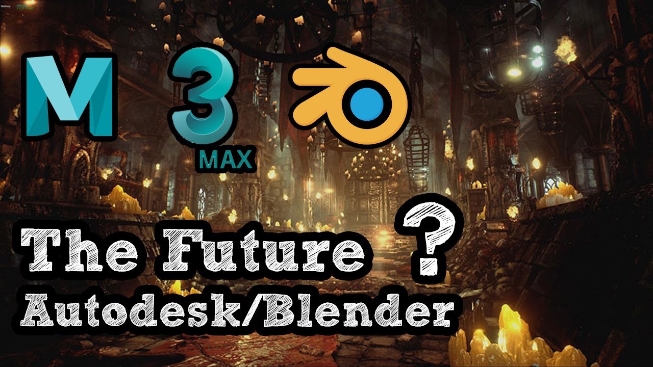 The Future Of 3D Software: MAYA VS 3ds Max VS Blender - YouTube