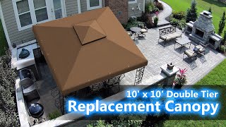 10' x 10' Replacement Canopy ( Double Tier )