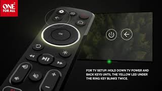 One For All Streamer Remote Control URC7935 (Simple Set)