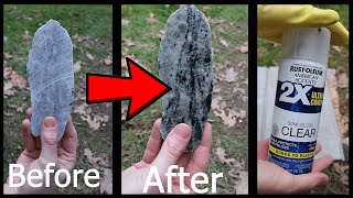 How to Polish Rocks in UNDER 30 SECONDS #Shorts