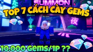 TOP 7 Cách Cày GEMS Trong Anime Defenders