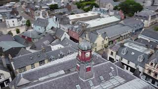 Stornoway, Isle of Lewis, Outer Hebrides, By Drone. July 2021 Music by Peat & Diesel