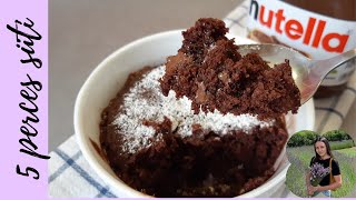 Nutellás bögrés süti | Süti 5 perc alatt | Microwave Nutella Cake 😻