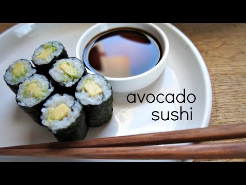 How to Make Avocado Sushi How to Make Avocado Sushi