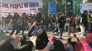 Dance as a form of peaceful protest at Jamia