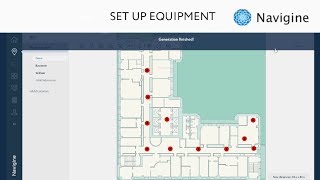 How To Set Up Equipment For Indoor Navigation System. Video Manual.
