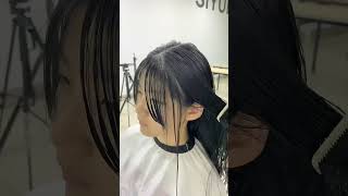 How to quickly cut the bangs #剪髮 #shorthairstyles #hair