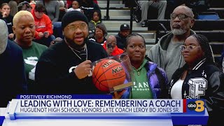 Huguenot dedicates gym to beloved late basketball coach