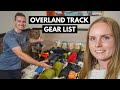 Overland Track GEAR LIST 2021 | What to pack for 7 days hiking in Tasmania