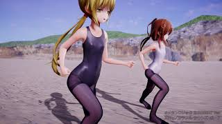 [MMD]文月皐月でメランコリックEUROBEAT Ver.[タイツ]