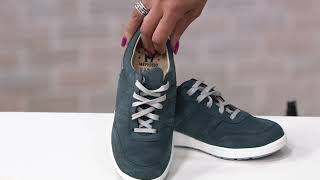 Mephisto Perforated Nubuck Lace-Up Sneakers - Rebeca Perf on QVC