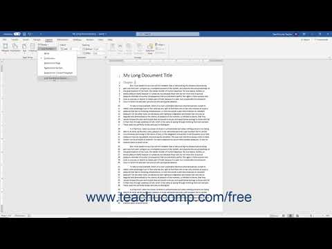 Word 2019 and 365 Tutorial Adding Line Numbers Microsoft Training