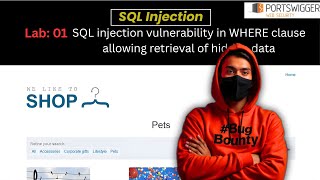 SQL Injection Basics | PortSwigger Lab 1 Walkthrough | Bug Bounty for Beginners