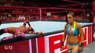 Bayley's Heel Turn On Sasha Banks  Segment - Raw 25th June 2018