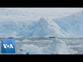 Moment Massive Slab of Ice Breaks Off of Glacier in Antarctica