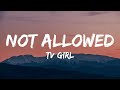 TV Girl - Not Allowed (Lyrics)