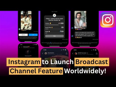 Instagram introduces broadcast channels like on Telegram