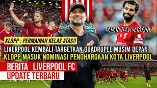 NEXT CAPTAIN✅ Mo Salah Kandidat Kapten Baru Liverpool 📌Klopp Butuh Pemain ! Transfer Baru🔴YNWA