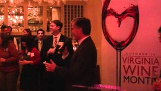Governor McDonnell's Remarks - Virginia Wine Month Reception