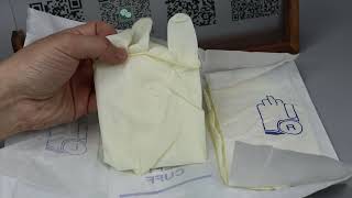 Sterile Gloves White Surgical Rubber Latex Gloves- Medical Powder Free Latex Medical Surgical Gloves