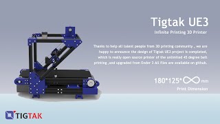 Animation of the Tigtak UE3 #3dprinter