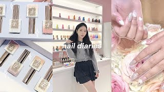 nail diaries ‎♡‧₊˚ (first week of salon opening, salon tour, busy week) ep.2