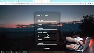 ASMR Programming - Morden Transparent Login Form In HTML, CSS & JavaScript - No Talking
