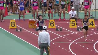 ㊺★しき女子中学2年100m8組目 第31回足立ジュニア陸上競技大会1日目20240928