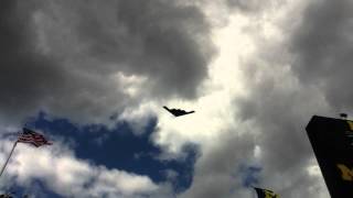 B2 Stealth Bomber Michigan Stadium Flyover