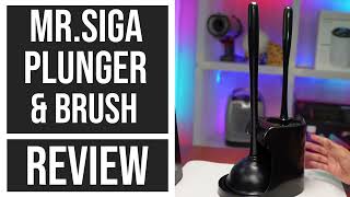 MR SIGA Toilet Plunger and Bowel Brush Combo  Review