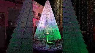 Plastic bottle Christmas 🌲| ப்ளாஸ்டிக் தண்ணீர் பாட்டில் கிறிஸ்மஸ் 🌲#shorts