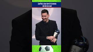 Lionel Messi is always happy for his teammates when they win an award | Argentina #shorts #ytshorts