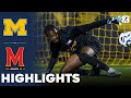 Michigan vs Maryland | NCAA College Soccer | Highlights - October 25, 2024