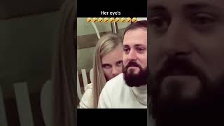 Look At Jealous Wife Eyes - Teky Tok | Credits @laughwithus100 Tiktok #Shorts